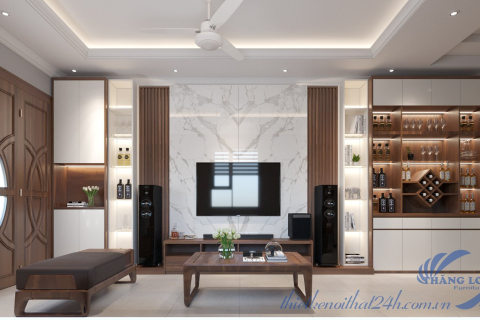 Thiết kế thi công nội thất nhà phố 4 tầng tại Đào Tấn - HN